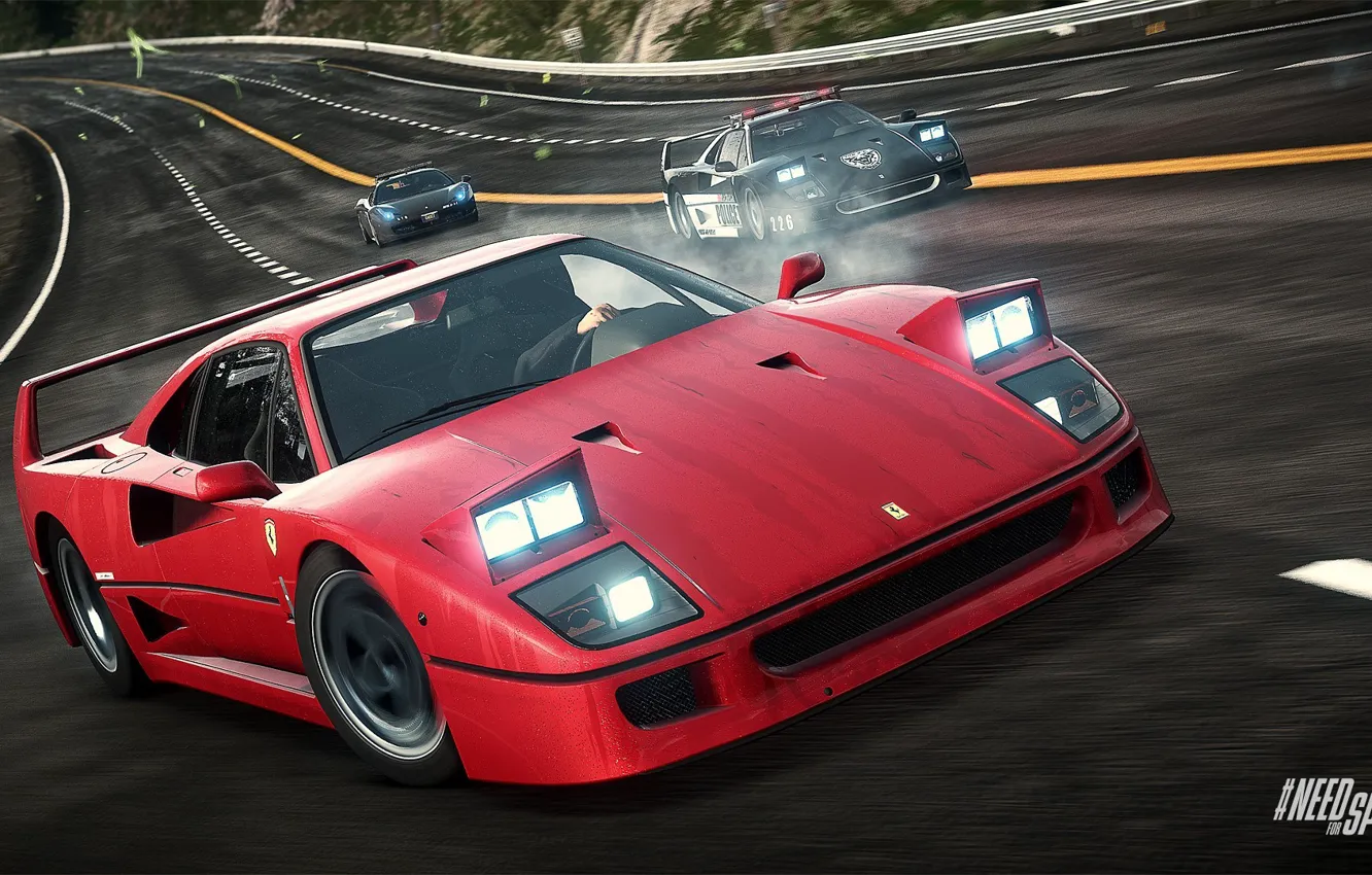 Photo wallpaper Need for Speed, nfs, 2013, Rivals, NFSR, Ferrari F 40
