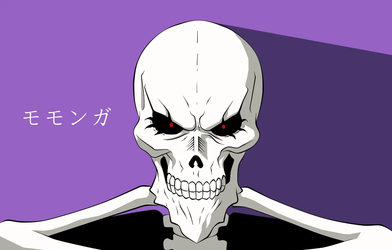 Photo wallpaper skull, skeleton, Overlord, Lord