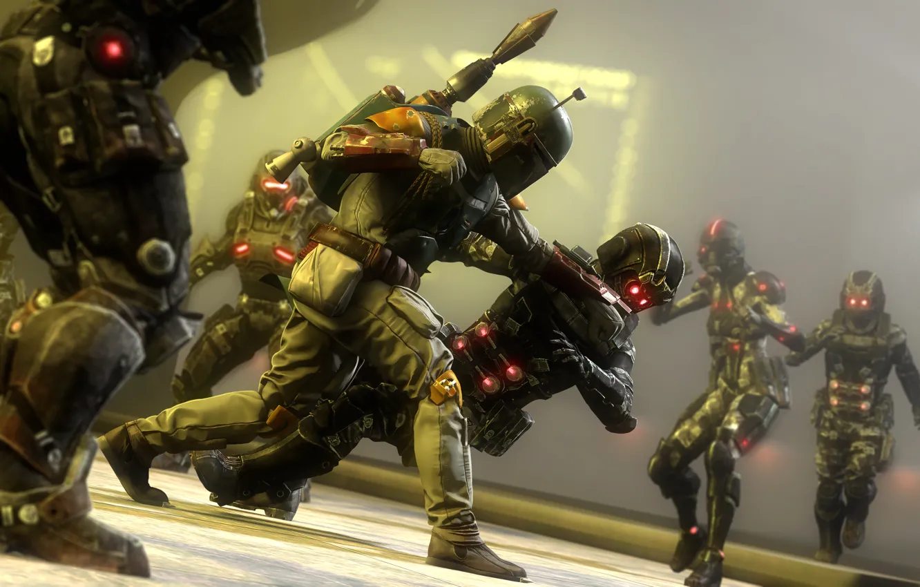 Photo wallpaper fiction, Star Wars, helmet, mercenary, Bounty Hunter, Boba Fett