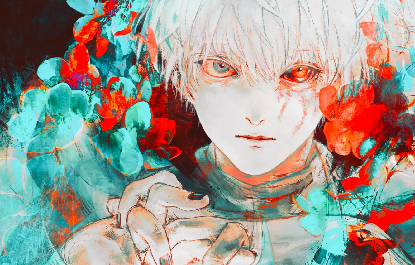 Photo wallpaper monster, guy, Tokyo Ghoul, Ken Kanek