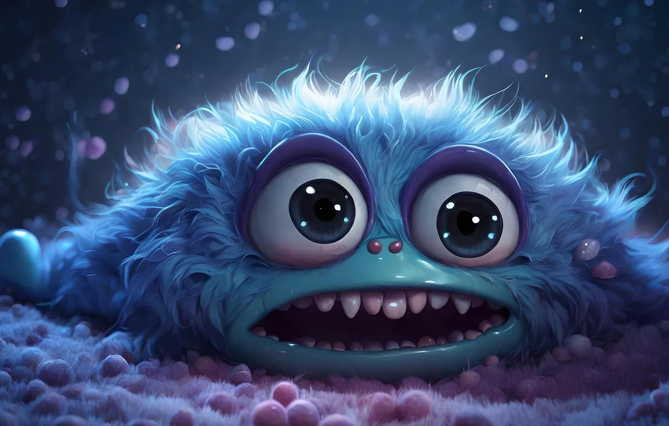 Photo wallpaper eyes, being, fur