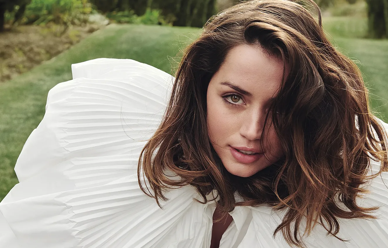 Photo wallpaper Ana de Armas, look, actress, face, bokeh, girl