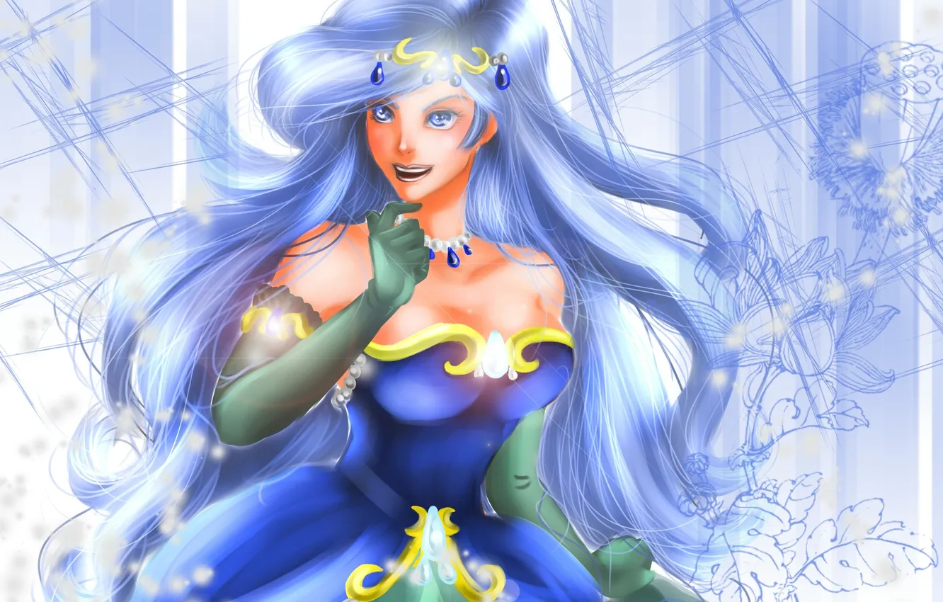 Photo wallpaper girl, smile, Princess