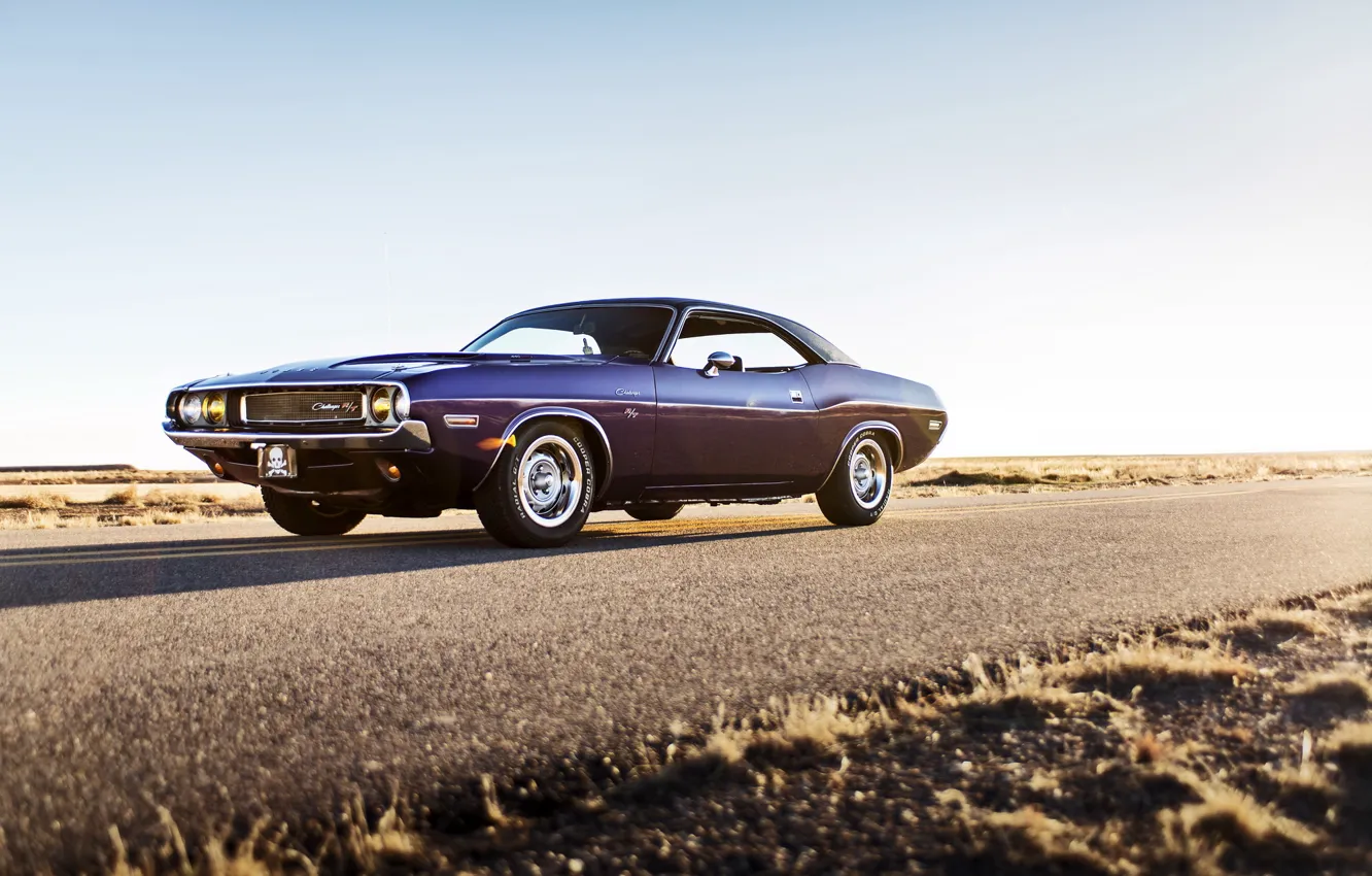 Photo wallpaper Dodge, Challenger, muscle car, 1970, lunchbox photoworks