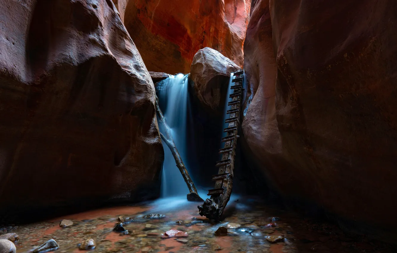 Photo wallpaper cave, Utah, USA, USA, Antelope Canyon, Cave, Antelope canyon, Kanarraville Falls