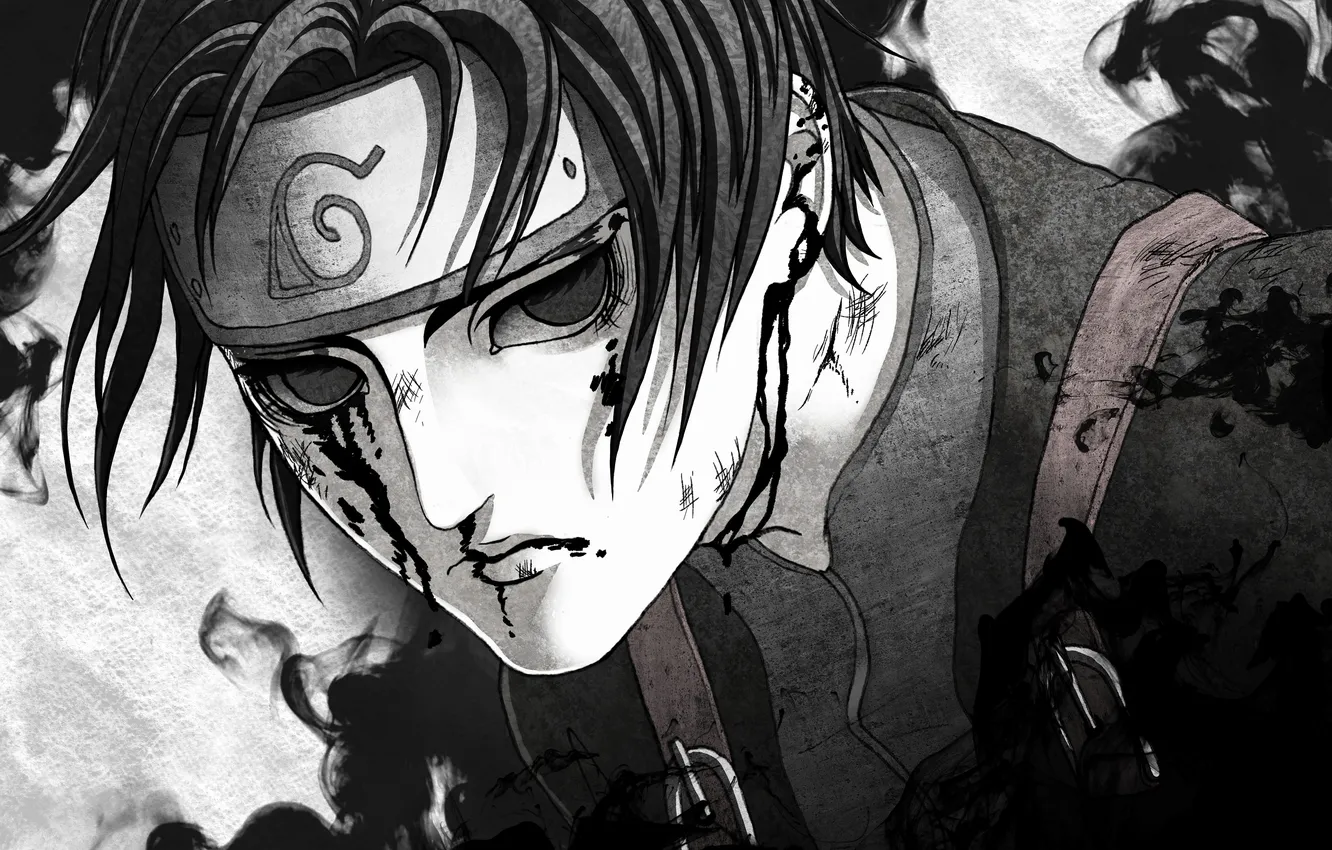 Photo wallpaper Naruto, anime, Sai, Konohagakure