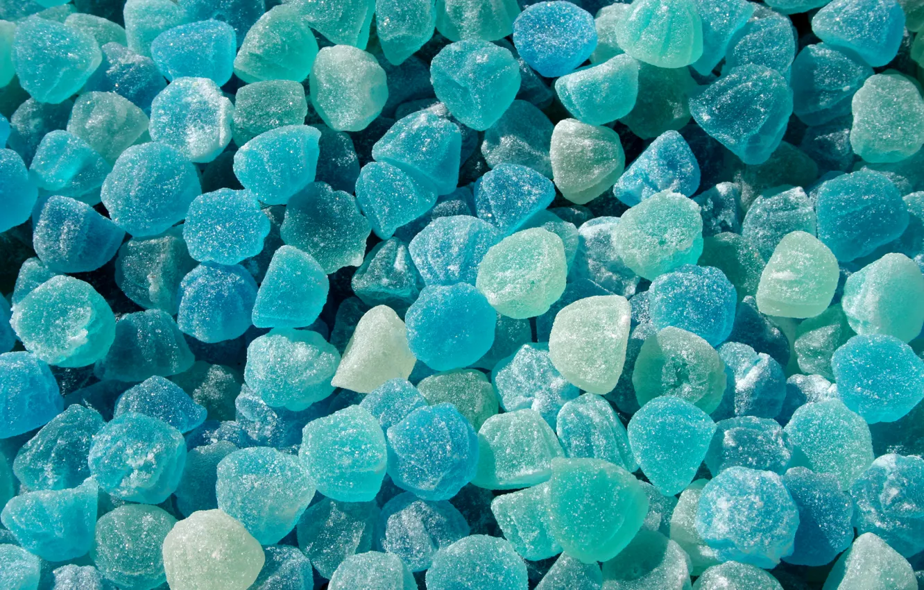 Photo wallpaper blue, candy, marmalade