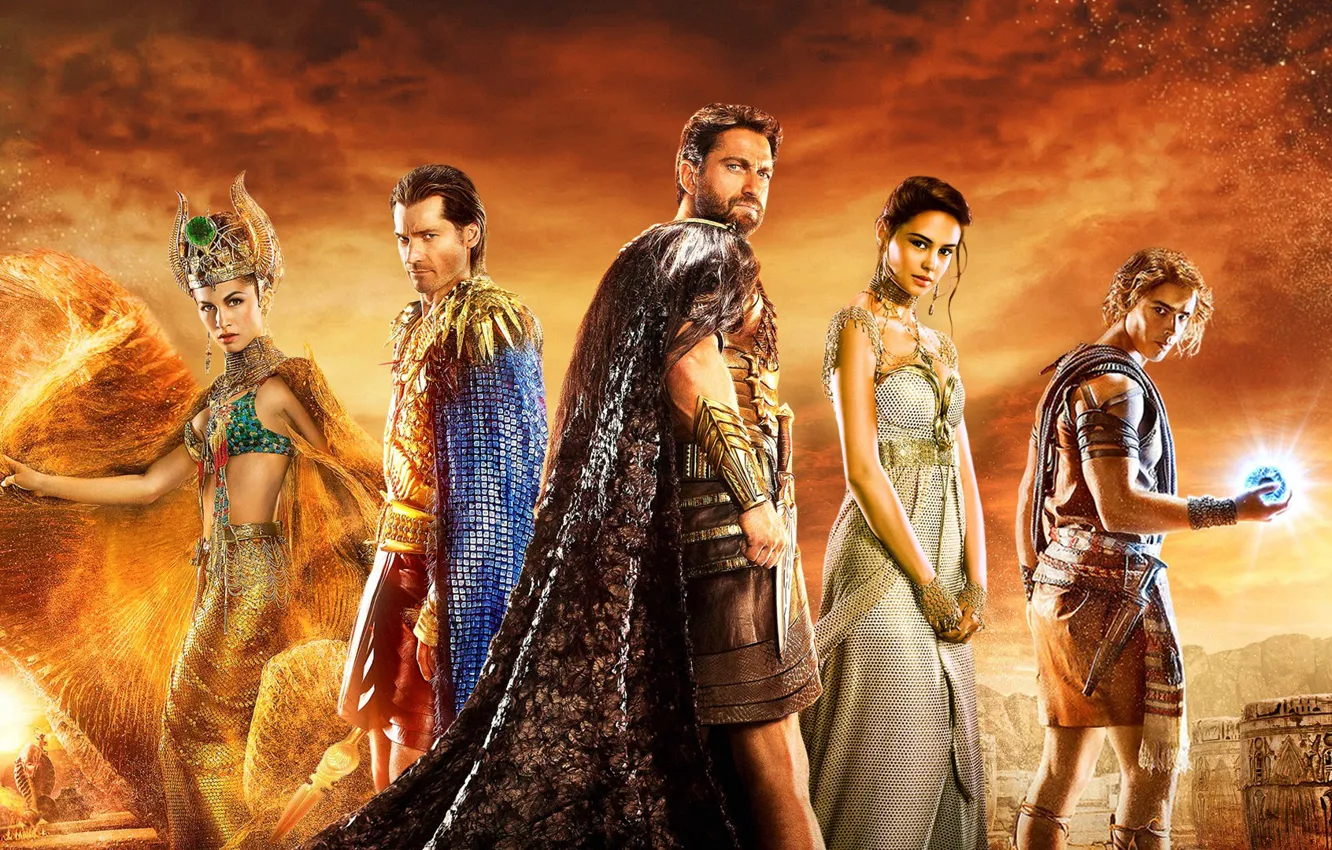 Photo wallpaper cinema, Gods, woman, Egypt, man, movie, film, God
