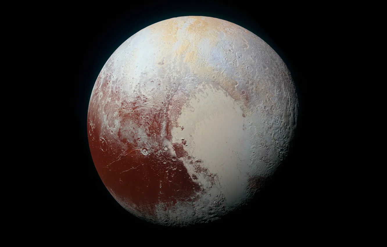 Photo wallpaper Planet, Pluto, NASA, Planet, NASA, Pluto