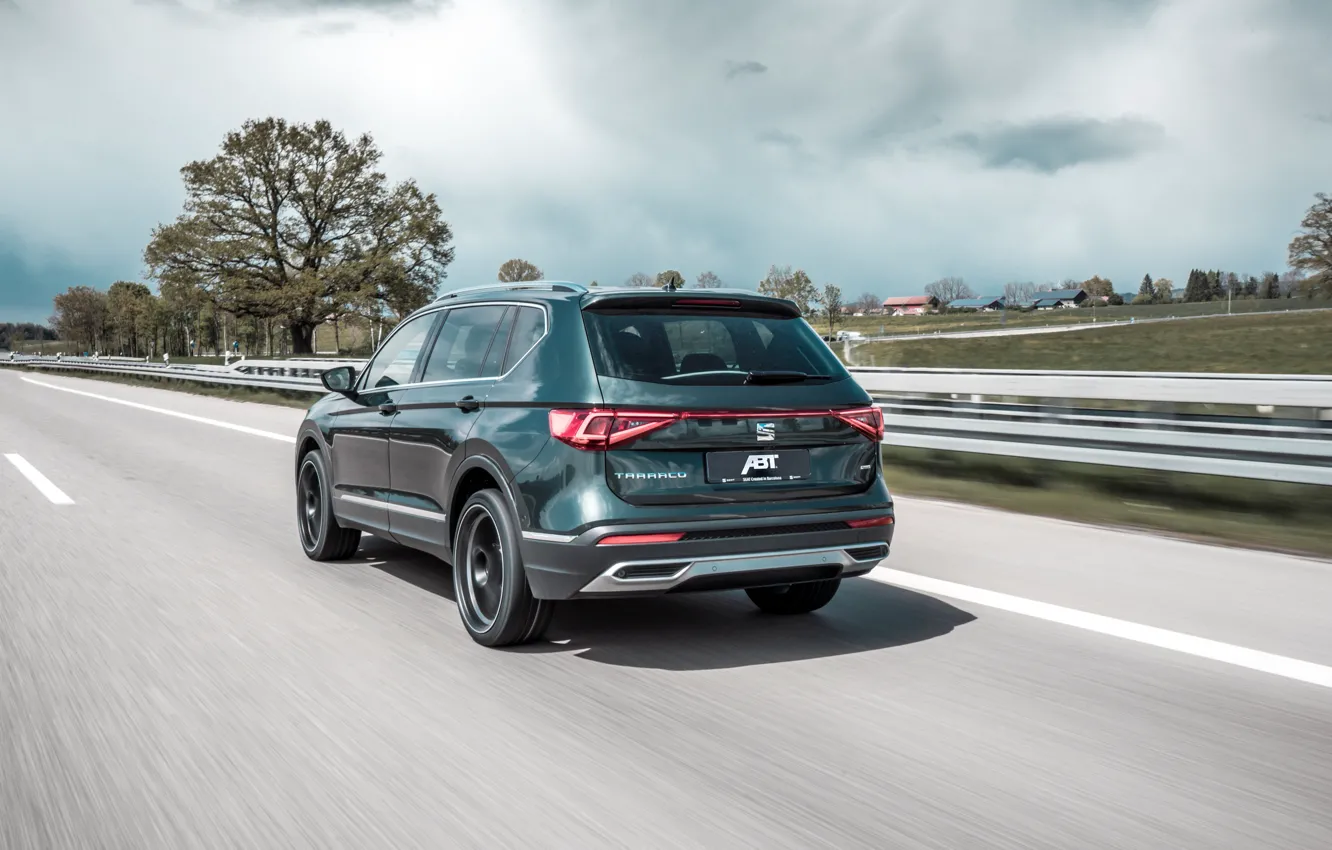 Photo wallpaper Seat, speed, ABBOT, rear view, crossover, 2019, Tarraco