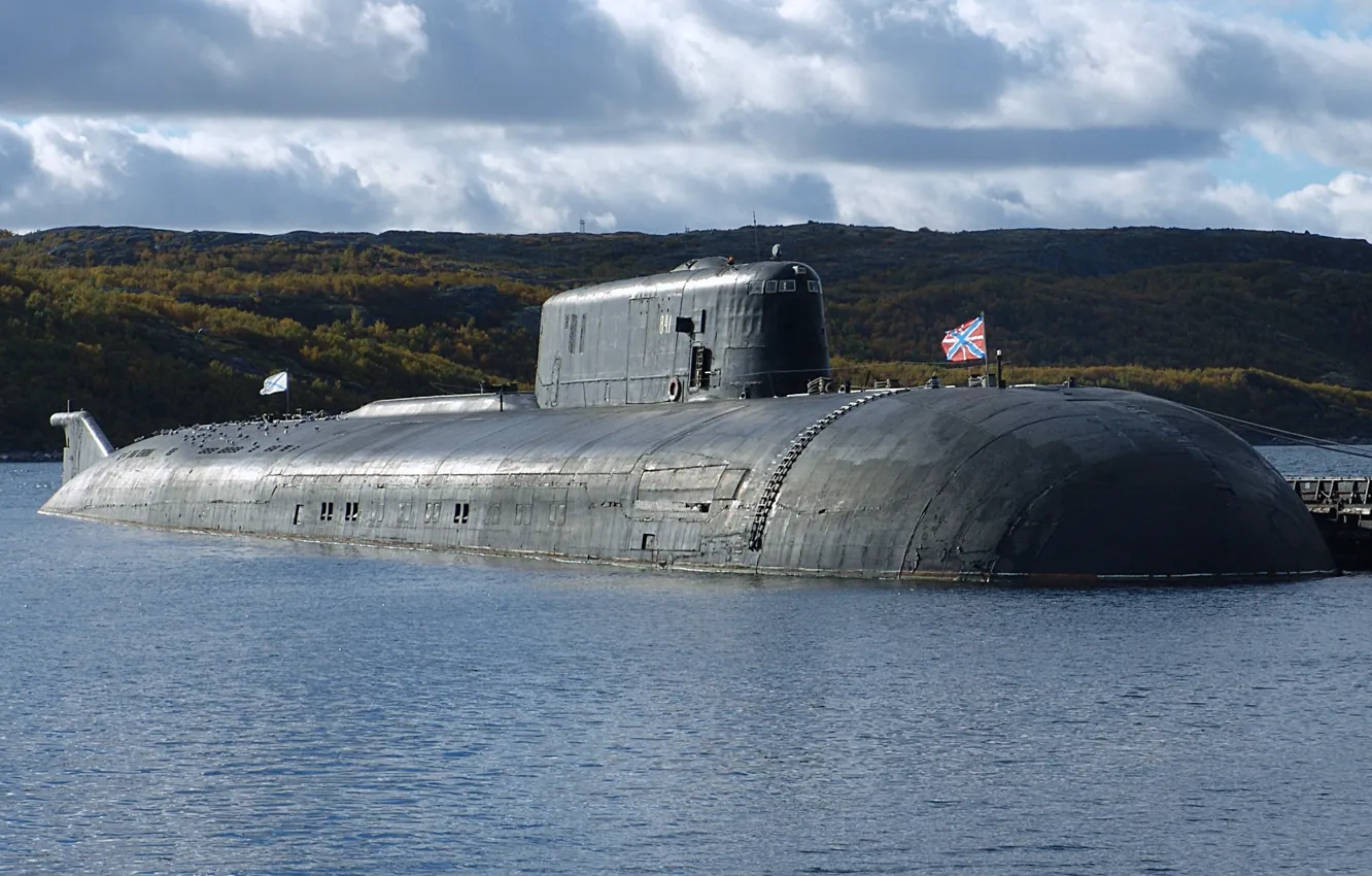 Photo wallpaper submarine, the project 949A, the nuclear-powered ship