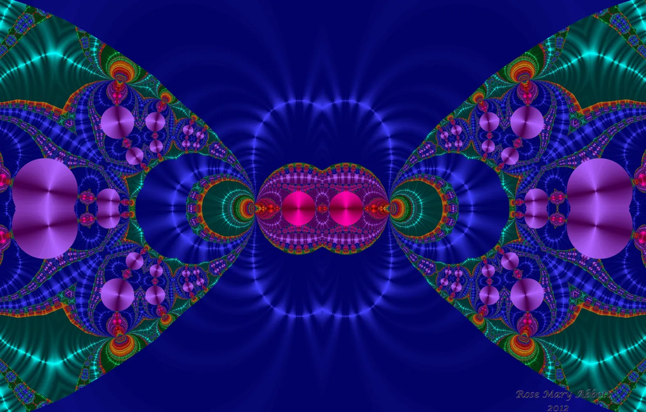 Photo wallpaper pattern, bright, eight