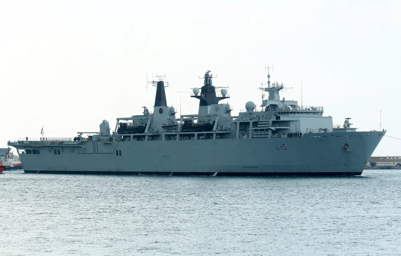 Photo wallpaper universal vehicle, Danish Navy, HMS Bulwark