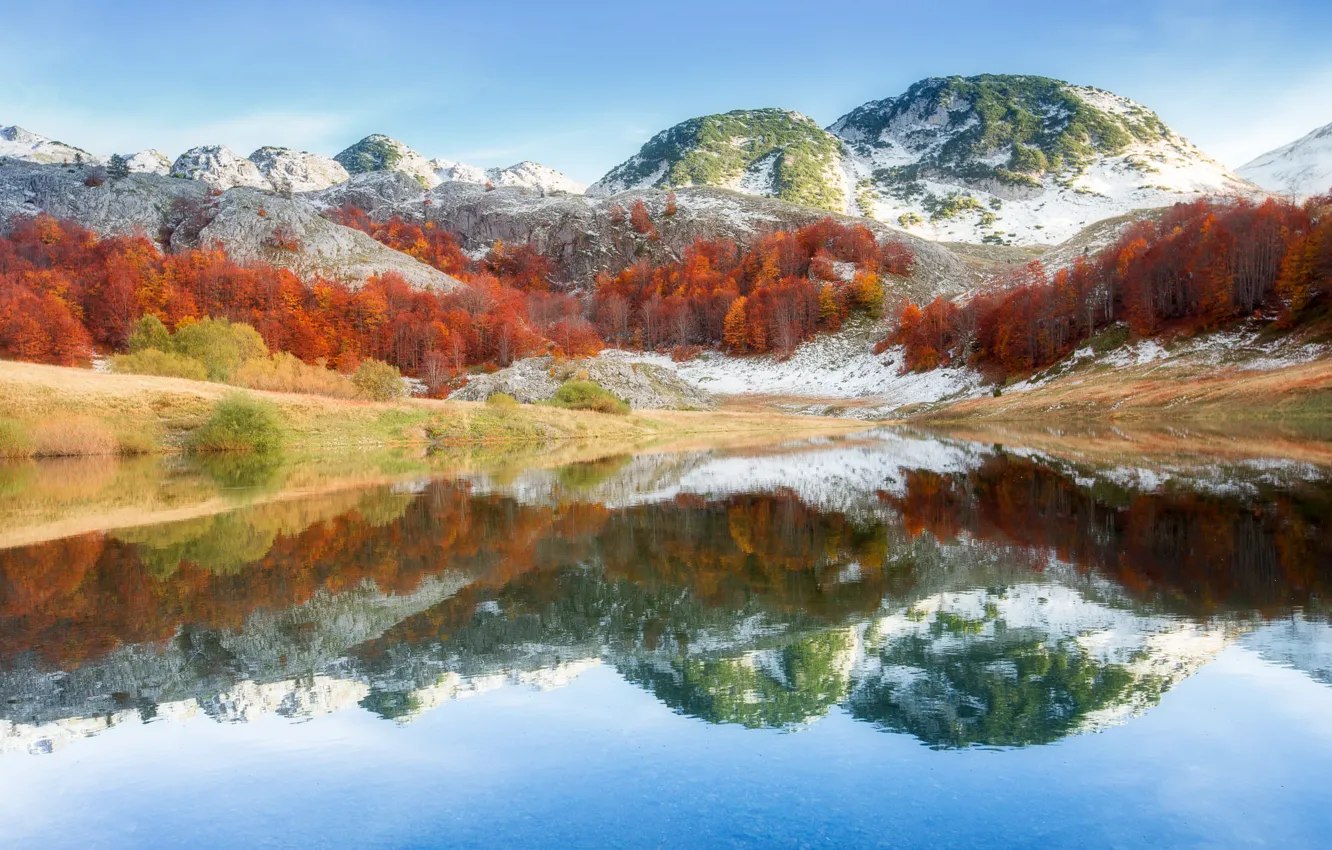Photo wallpaper the sky, trees, mountains, Bosnia, Adnan Bubalo, Zelenogora