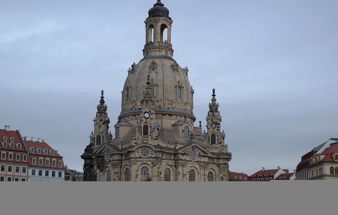 Photo wallpaper home, Germany, Dresden, the dome, Frauenkirche, the Church of the virgin