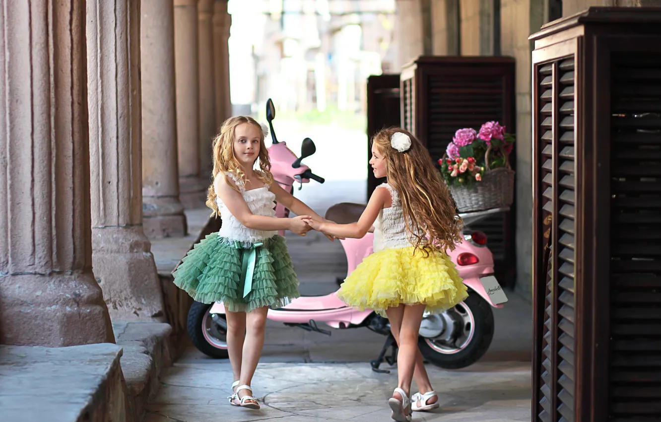 Photo wallpaper girl, elegant, fashionista