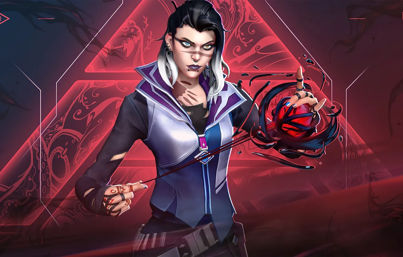 Photo wallpaper game, art, fade, Valorant, Riot Game