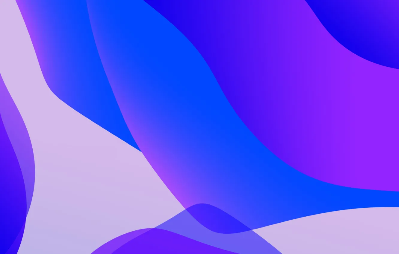 Photo wallpaper apple, abstract, blue, September, 2019, iOS 13, iPadOS