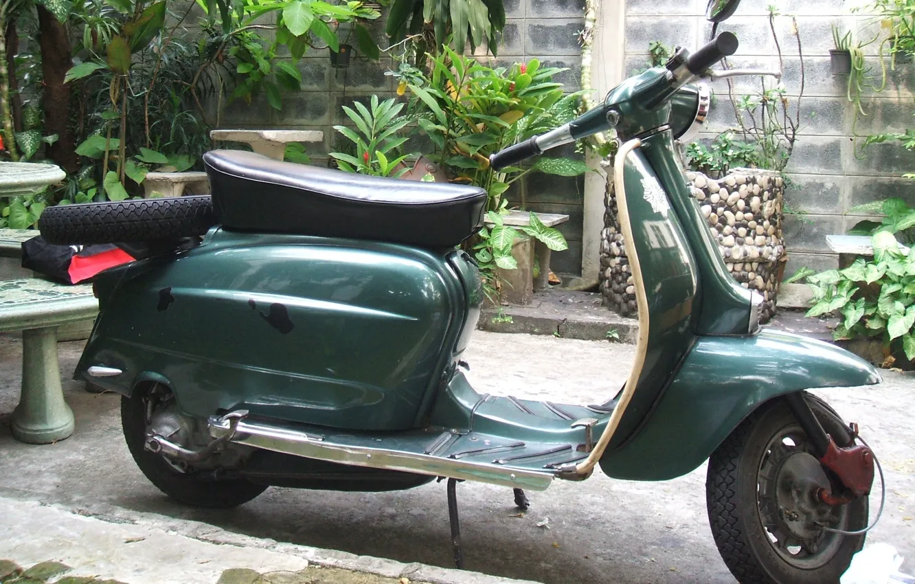 Photo wallpaper Thailand, Bangkok, lambretta, lambretta 150 li