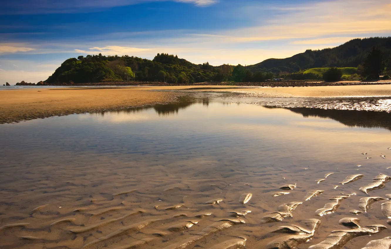 Photo wallpaper the sky, water, landscape, nature