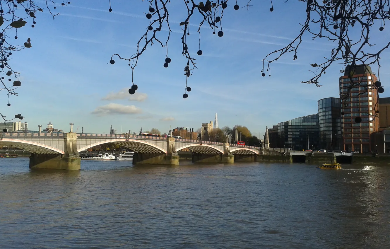 Photo wallpaper the city, street, London