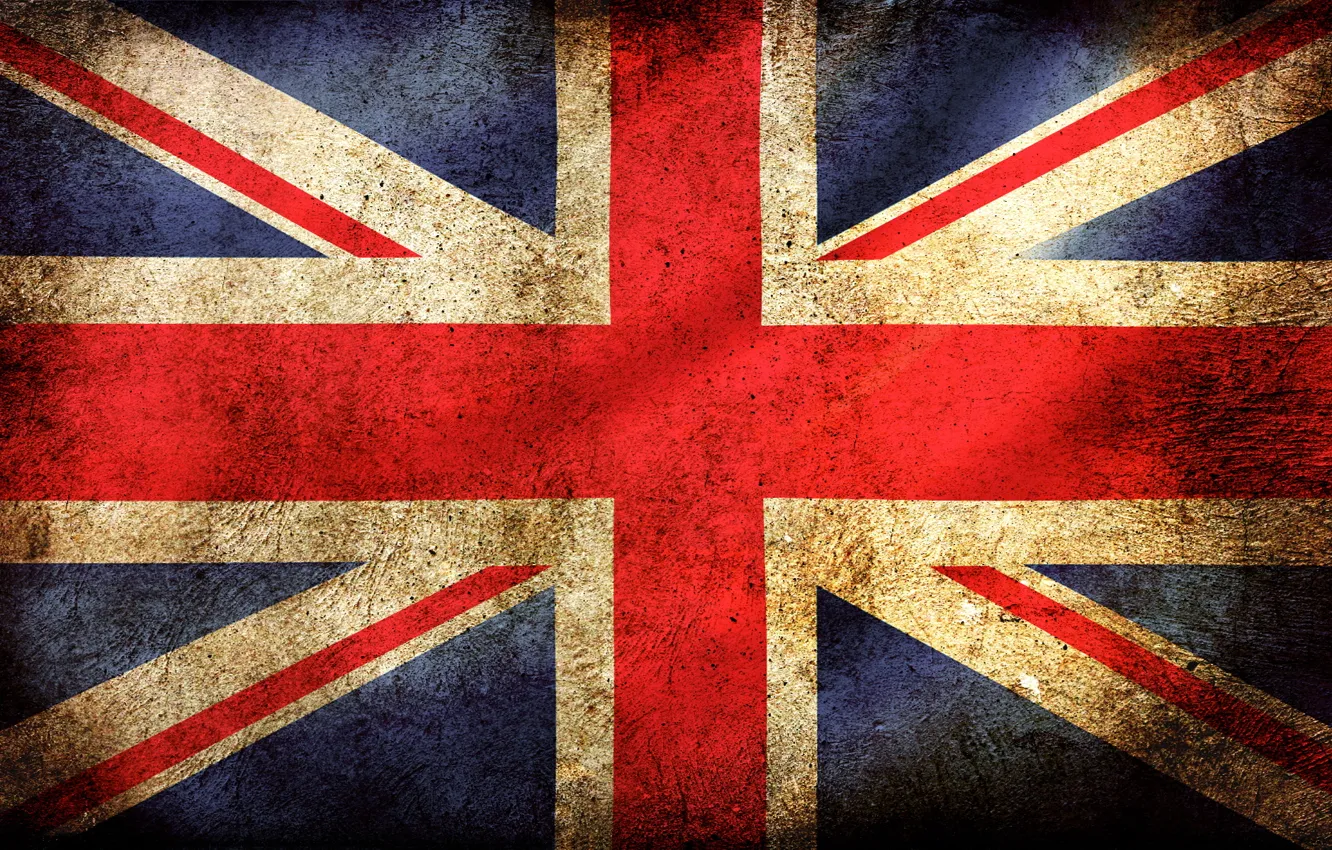 Photo wallpaper Flag, Great Britain, United Kingdom, Union Jack