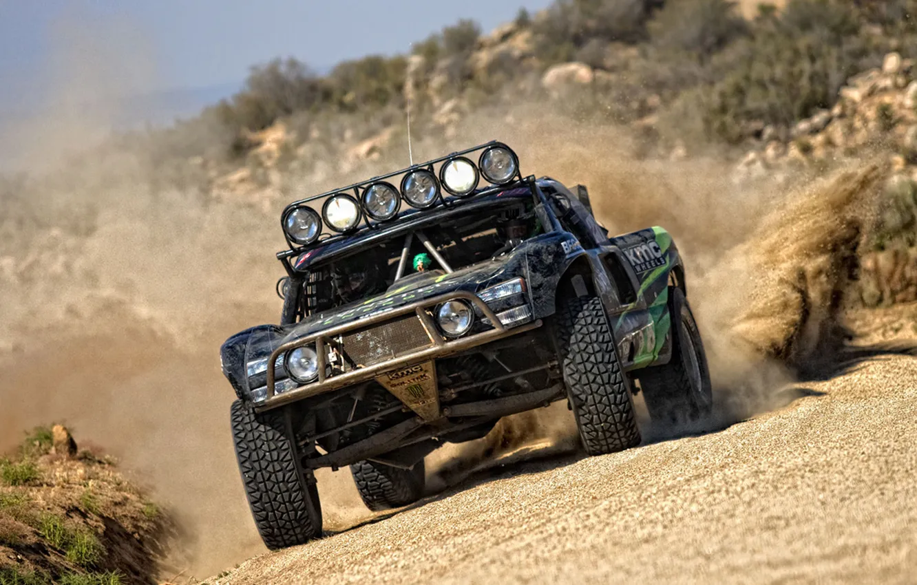 Photo wallpaper race, jeep, buggy
