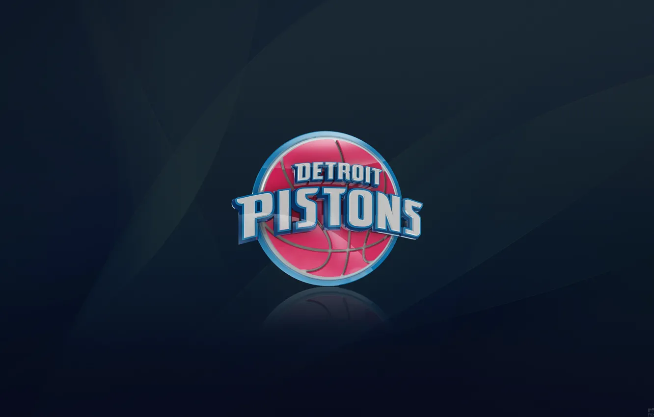 Photo wallpaper Sport, Basketball, Logo, NBA, Detroit Pistons, Detroit