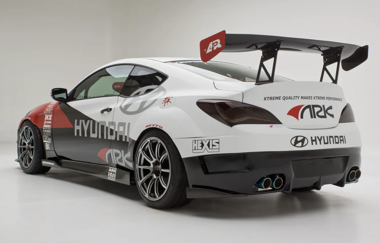 Photo wallpaper Hyundai, cars, Coupe, tuning, Genesis