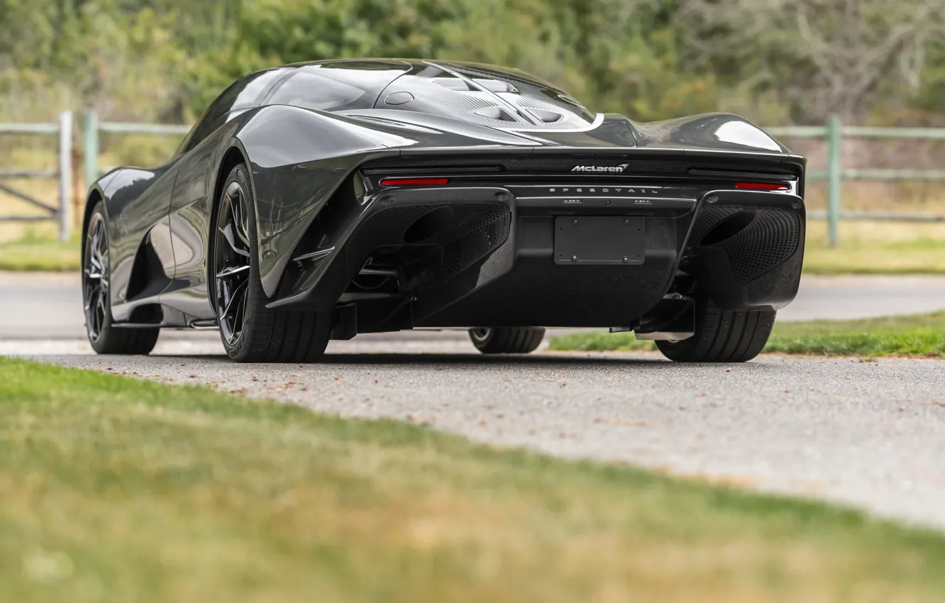 Photo wallpaper McLaren, rear view, Speedtail, McLaren Speedtail