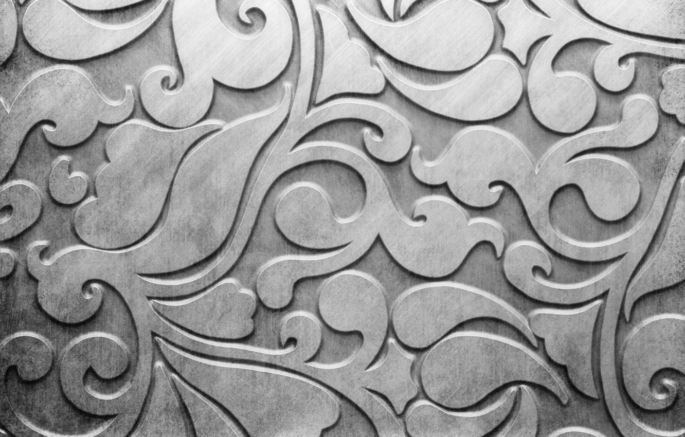 Photo wallpaper metal, pattern, silver, metal, texture, background, pattern, steel
