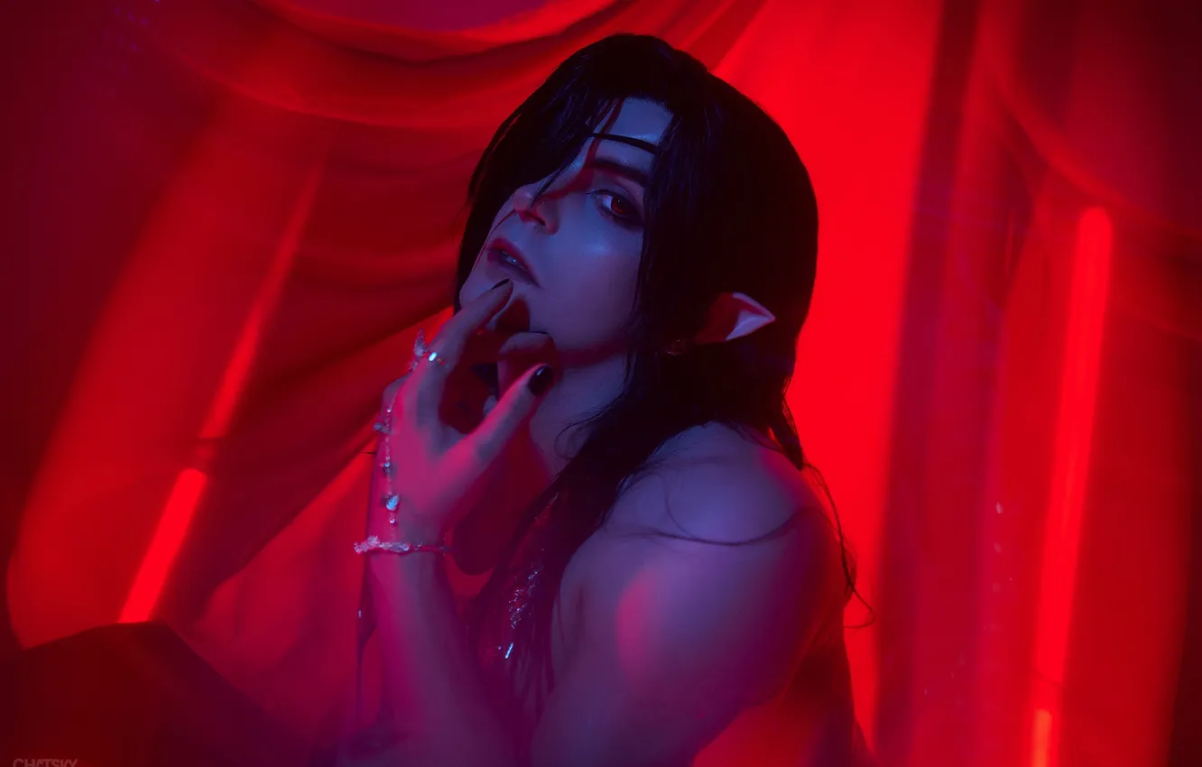 Photo wallpaper guy, cosplay, cosplay, The Blessing of the Celestials, Hua Cheng, Grayson, GraysonFin cosplay, GraysonFin