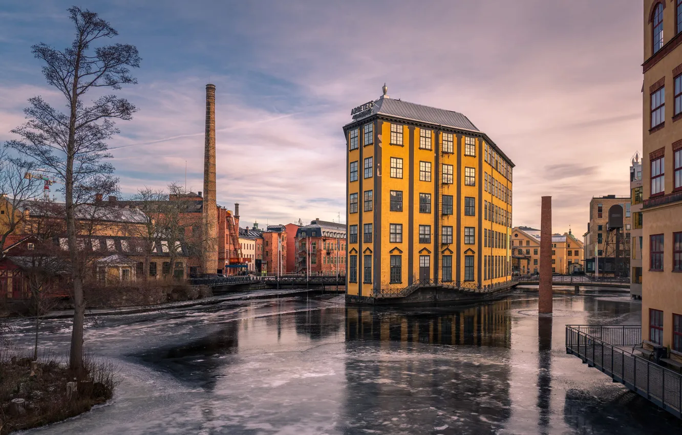 Photo wallpaper Sweden, Norrkoping, The iron