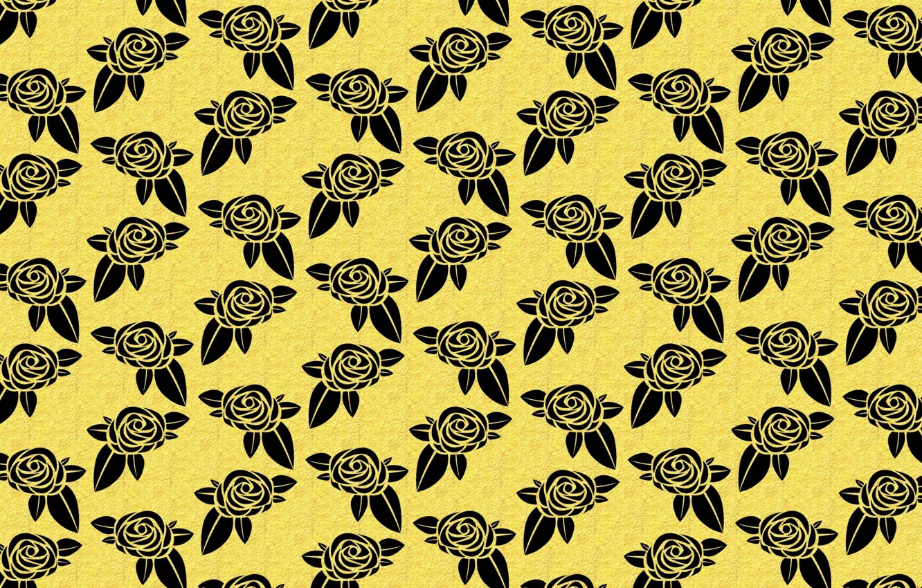 Photo wallpaper flowers, roses, texture, patterns, textures