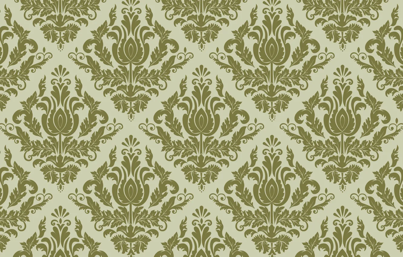 Photo wallpaper retro, texture, ornament, vintage