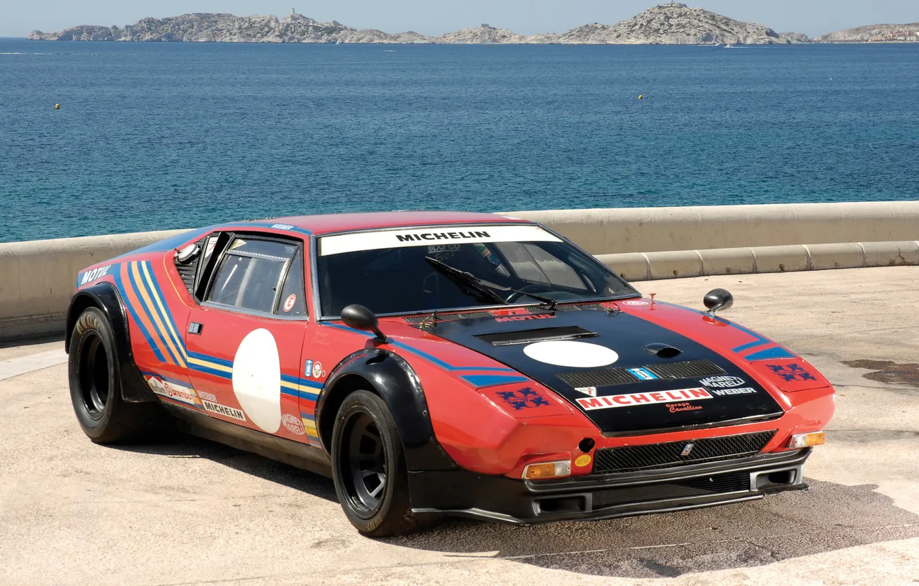 Photo wallpaper Panther, racing car, 1972, De Tomaso, Pantera, de Tomaso, Gr. 4