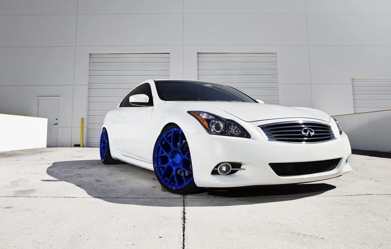 Photo wallpaper white, composition, Infiniti, white, infiniti, G37, G-Series