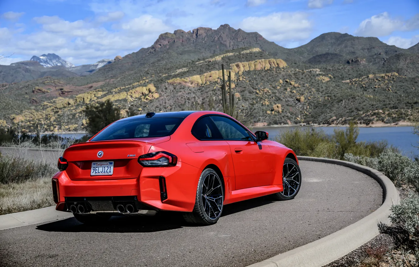 Photo wallpaper BMW, rear view, M2, G87, 🤢, BMW M2 AT