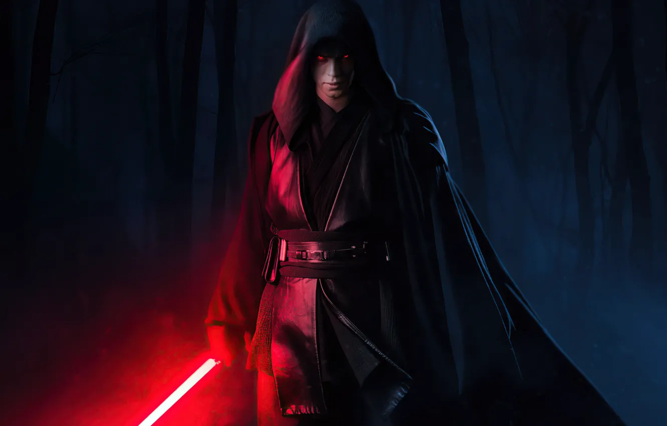 Photo wallpaper eyes, Sith, Stars Wars, Anakin Skywalker