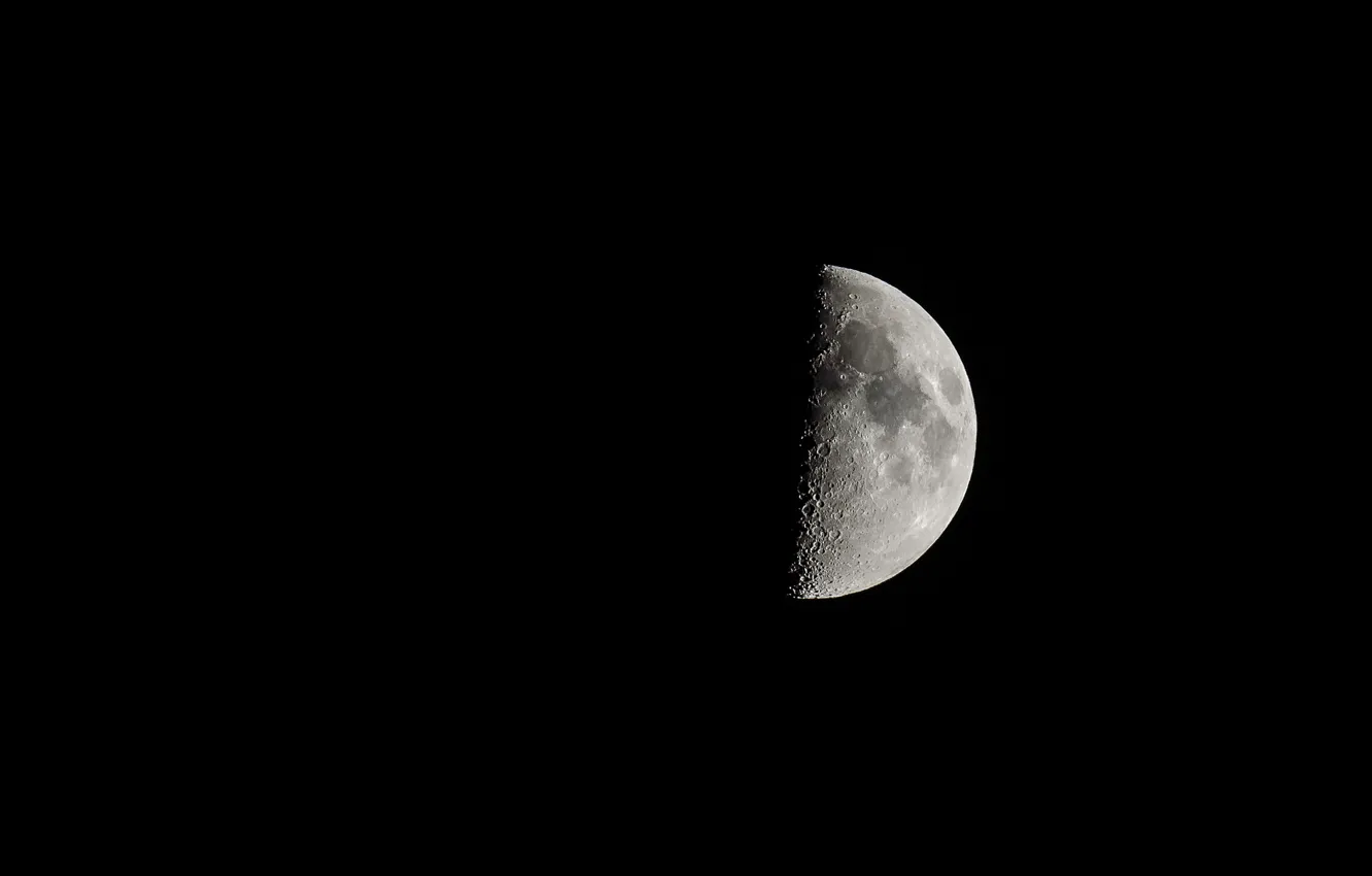 Photo wallpaper surface, the moon, satellite, moon