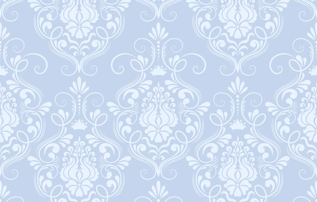 Photo wallpaper flowers, retro, background, ornament, vintage