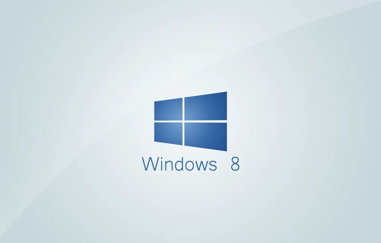 Photo wallpaper Windows, logo, eight, operation system