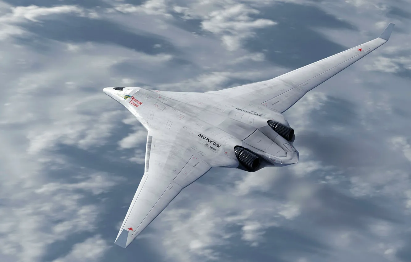 Photo wallpaper Russia, PAK-DA, Possible option, Promising Long-Range Aviation Complex
