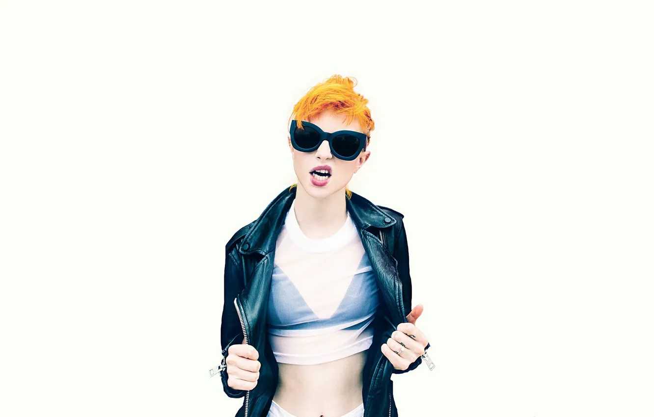 Photo wallpaper style, glasses, paramore, rock, Hayley Williams, Hayley Williams