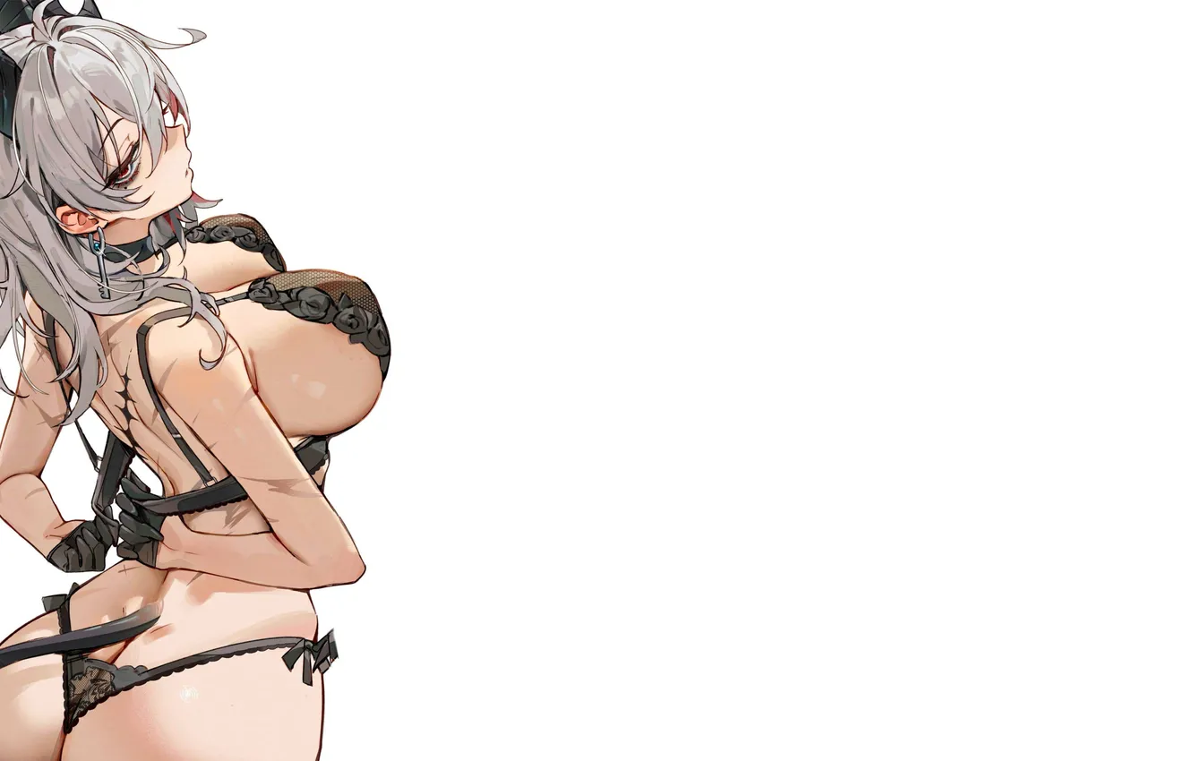 Photo wallpaper girl, hot, sexy, ass, bra, panties, hot girl, anime