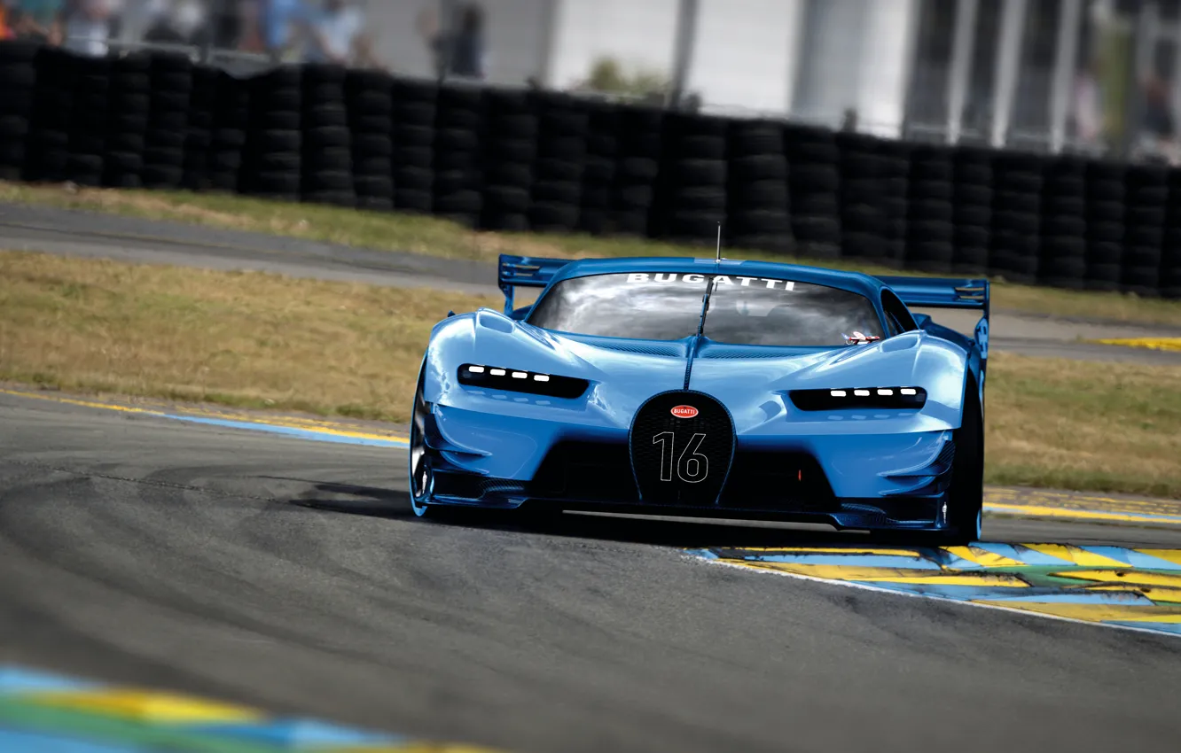 Photo wallpaper Bugatti, Vision, Bugatti, Gran Turismo, Gran Turismo, 2015