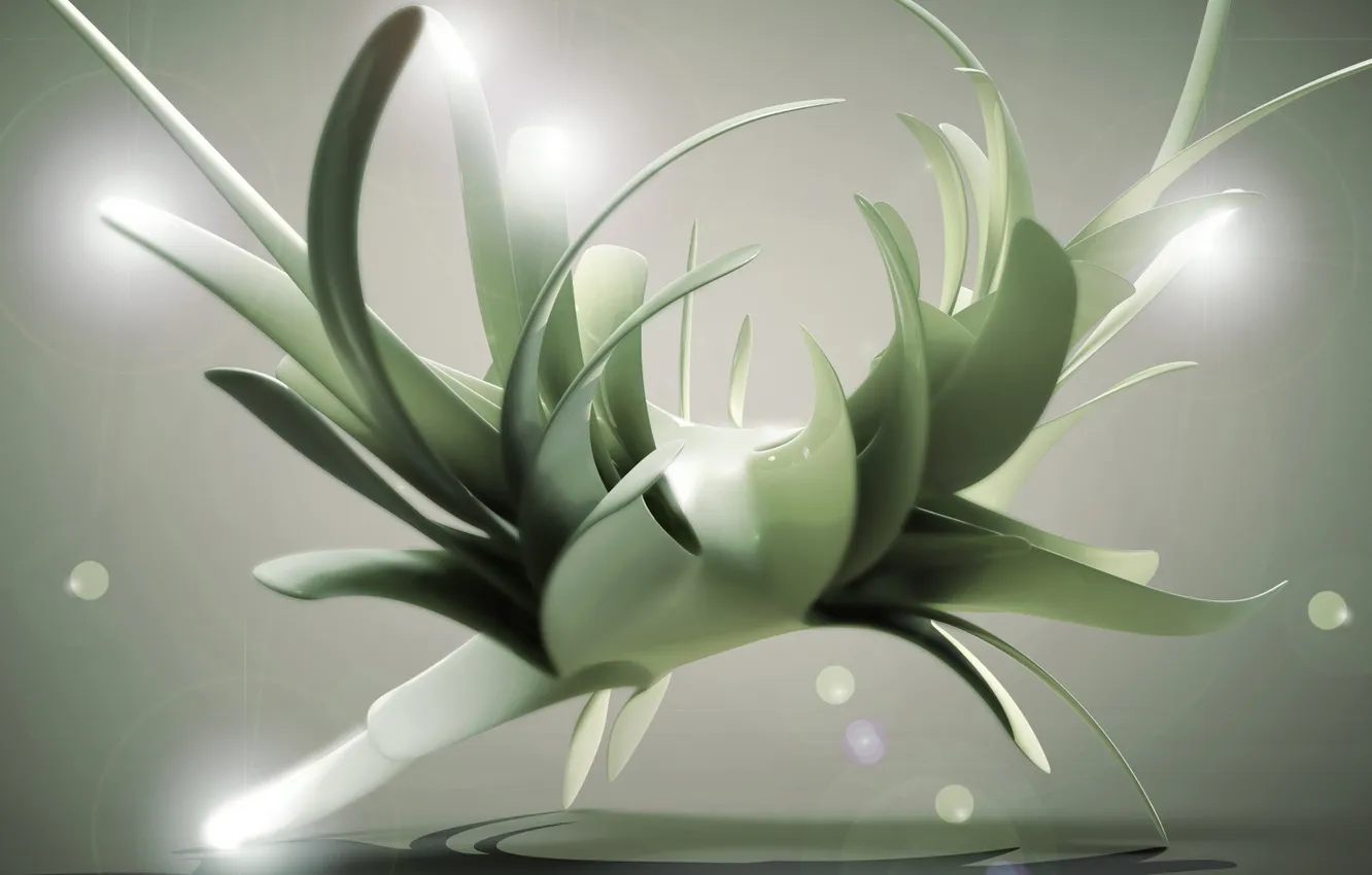 Photo wallpaper light, abstraction, form