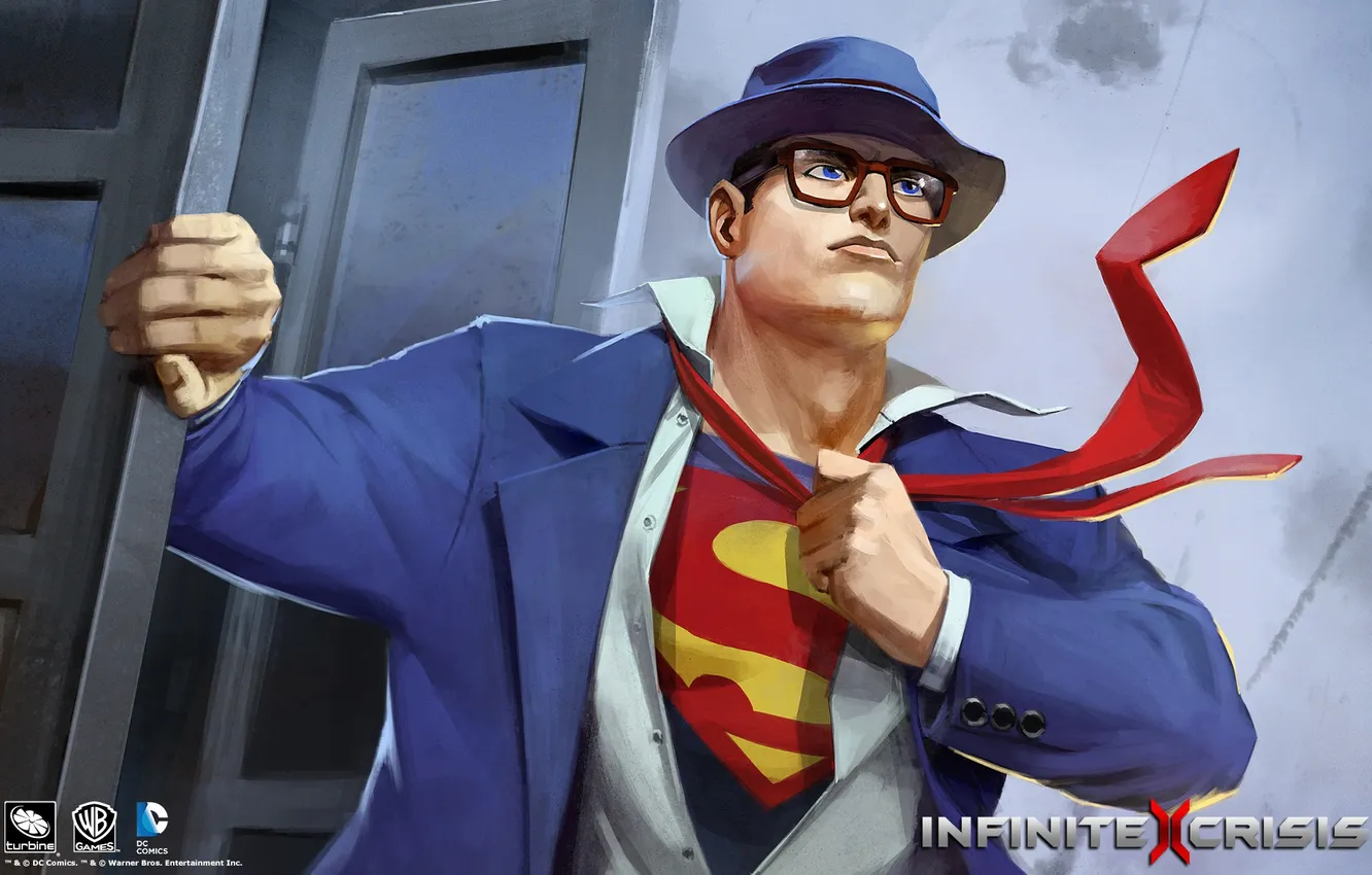Photo wallpaper Superman, Clark Kent, infinite crisis