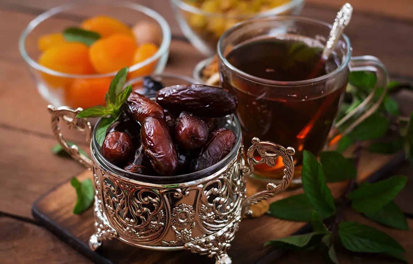 Photo wallpaper tea, drink, mint, Venice, Kuroha