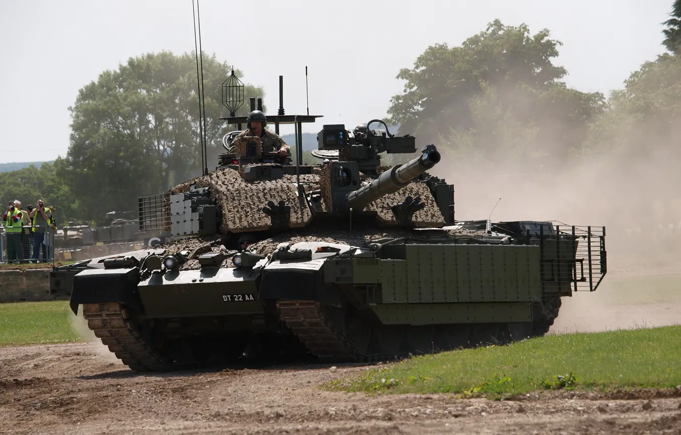 Photo wallpaper tank, armor, military equipment, Challenger 1